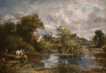 John Constable Werke - Das Weiße Pferd romantische John Constable